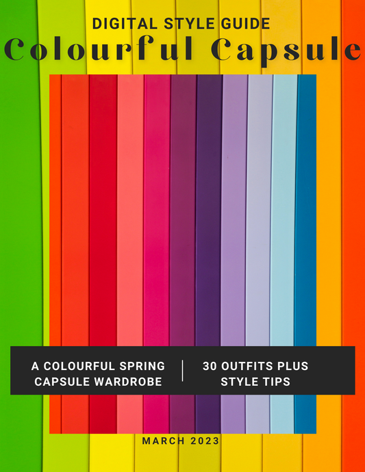A Colourful Capsule Wardrobe for Spring - A Digital Style Guide
