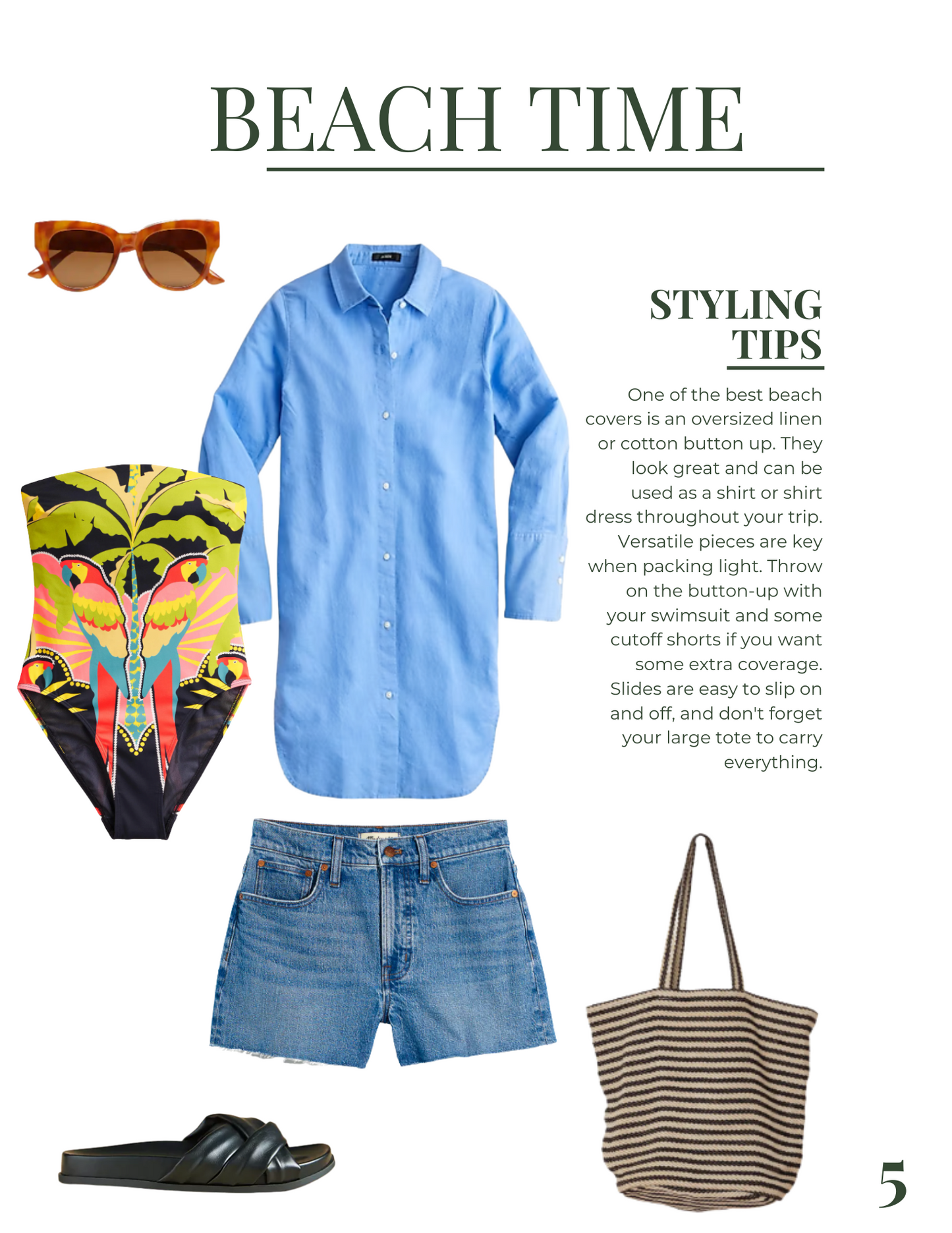 A Tropical Vacation Packing List - Packing Light