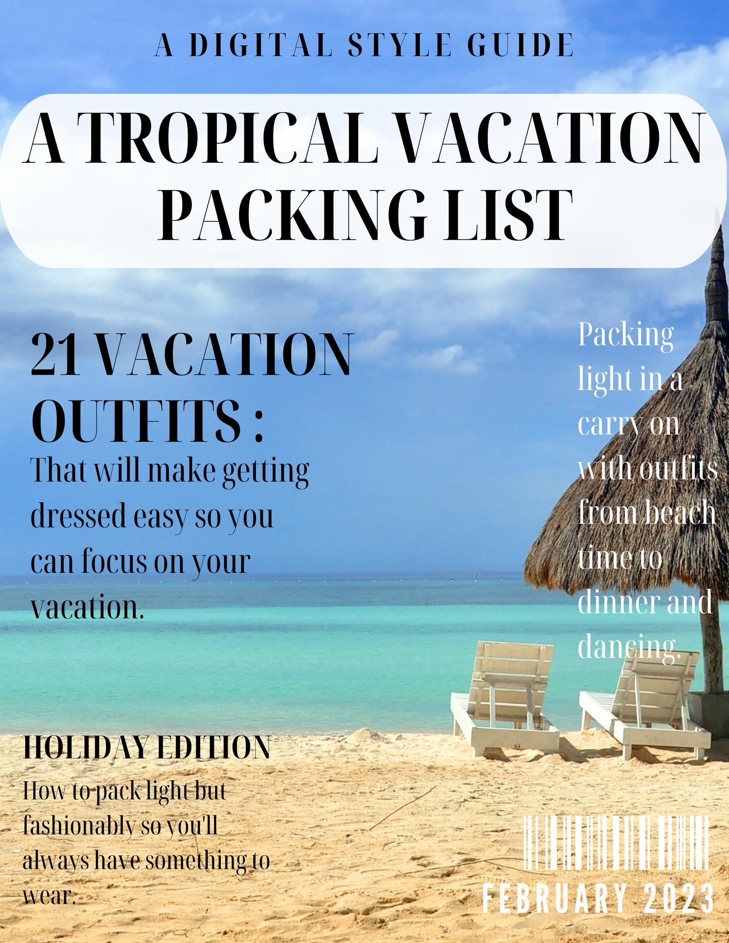 A Tropical Vacation Packing List - Packing Light