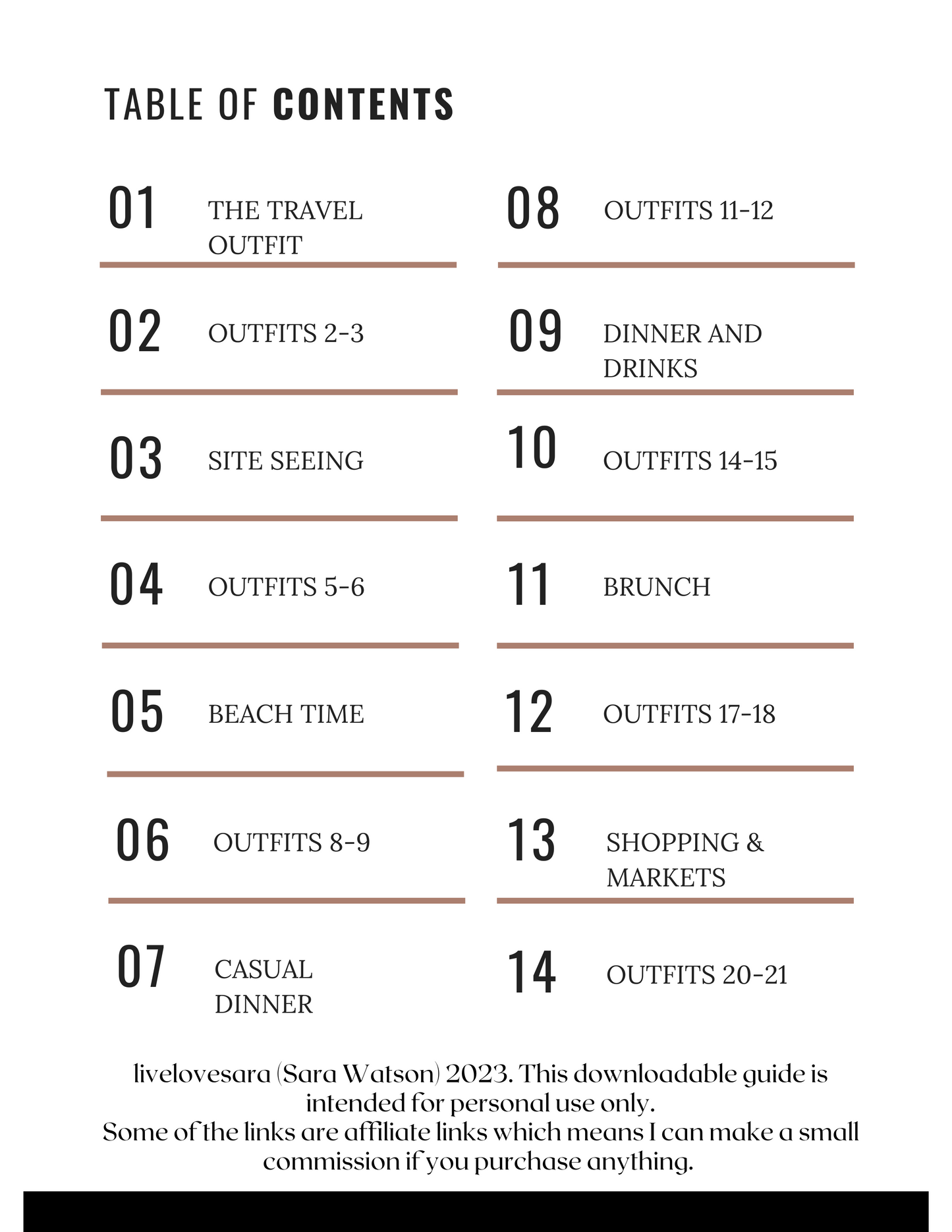 A Tropical Vacation Packing List - Packing Light
