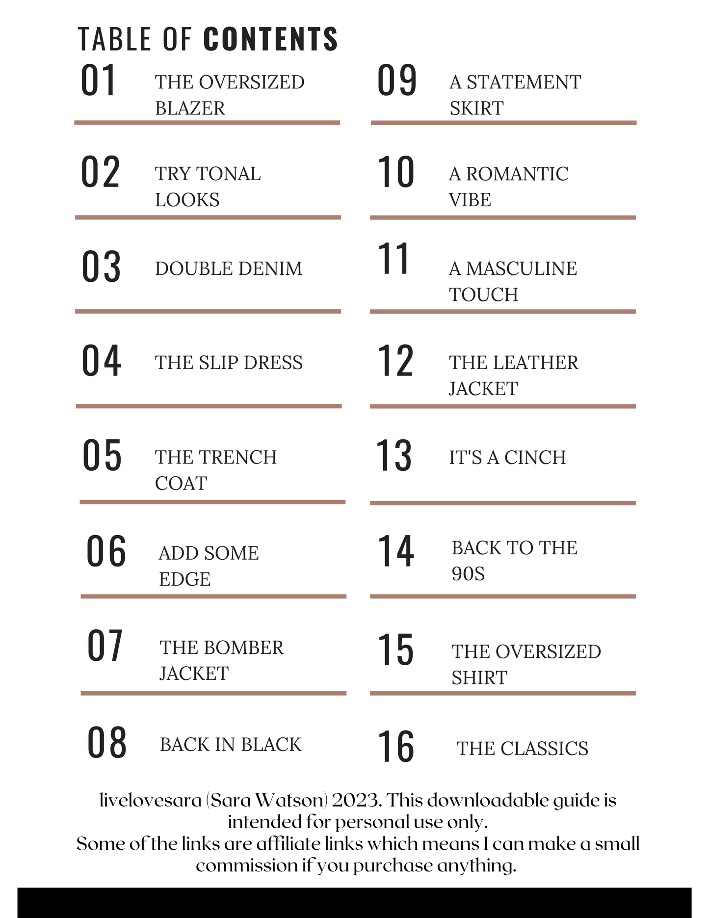 A Zara Spring Capsule Wardrobe Digital Style Guide US Edition