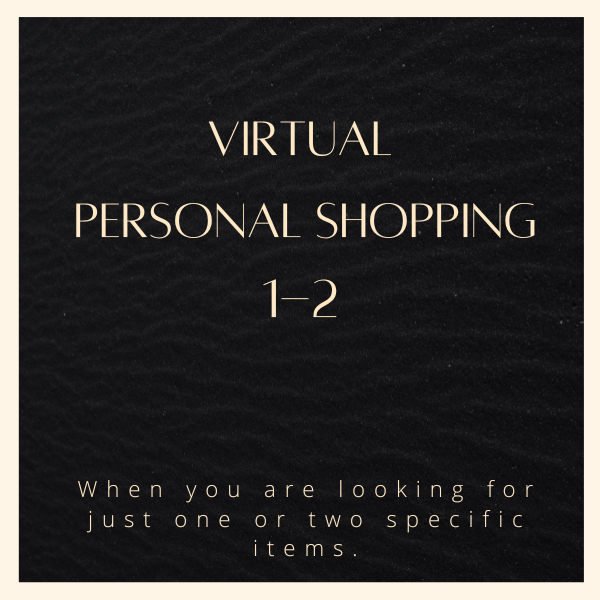 Virtual Personal Shopping 12 Items