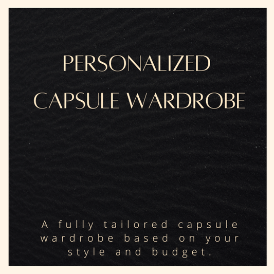 Personalized Capsule Wardrobe Text